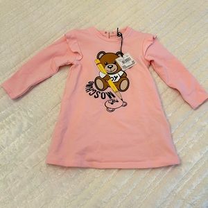 Brand new moschino toddler dress size 18/24 months